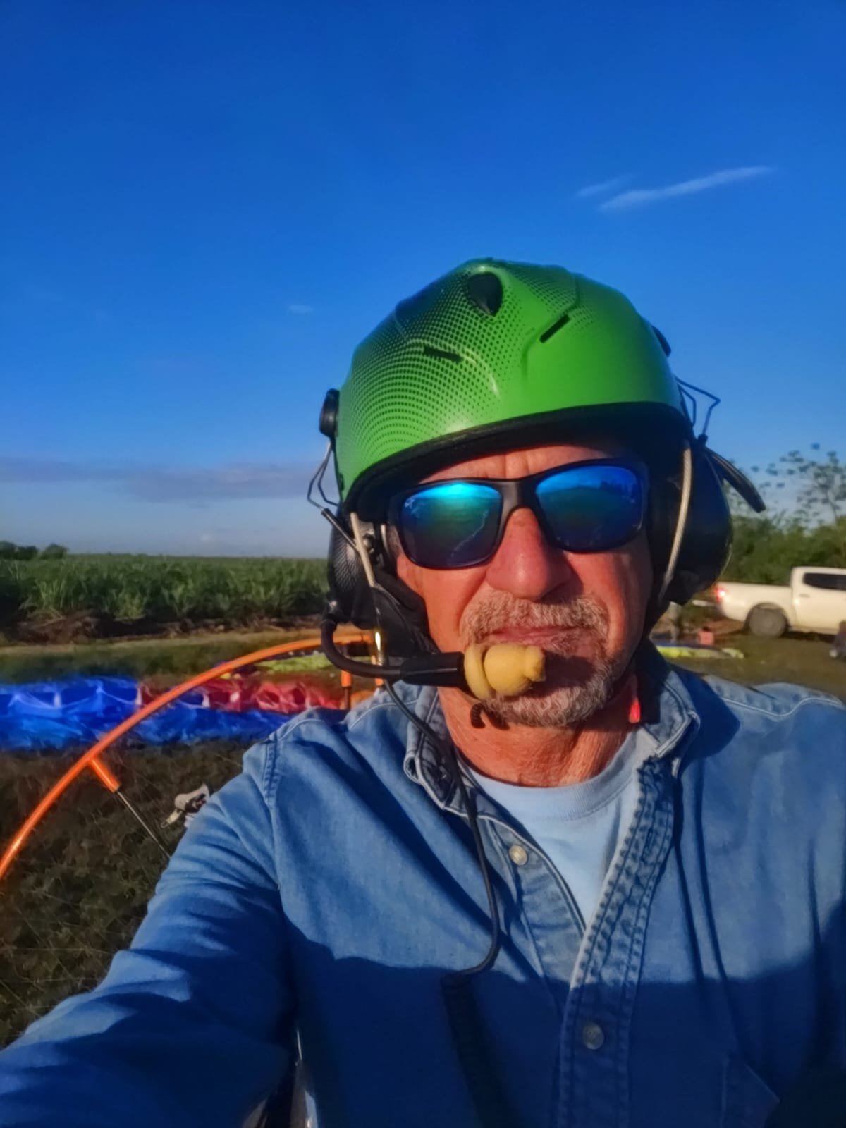 Ettore Colussi paramotor