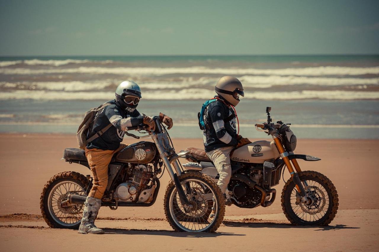 Ettore Colussi Motorcycle riding motorcycle